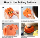 Dog Training Speaking Buttons Dog Clicker with Mat & 4 Pack Rubber Mat