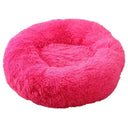 Pet Round Plush Sofa Bed - Calming Comfort for Dogs & Cats