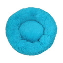 Pet Round Plush Sofa Bed - Calming Comfort for Dogs & Cats