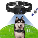 GPS wireless dog fence with adjustable warning, rechargeable, 100-3300 ft range.