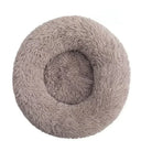 Pet Round Plush Sofa Bed - Calming Comfort for Dogs & Cats