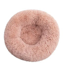 Pet Round Plush Sofa Bed - Calming Comfort for Dogs & Cats