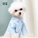 Pet Dog Pajamas Winter Dog Jumpsuit Clothes for Small Dogs like yorkie