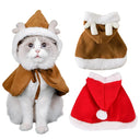 Small Pets Christmas Santa Cosplay Costume for Comfort & Fun