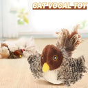 Cat Toy Interactive Bird with Flapping Wings and Chirping Sound