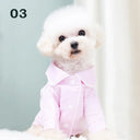 Pet Dog Pajamas Winter Dog Jumpsuit Clothes for Small Dogs like yorkie