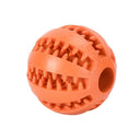 Dog Food Treat Ball Toy, Durable Rubber, Interactive Chew, Pet Tooth Cleaning, Treat Dispenser.