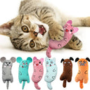 Cute Cat Toys Funny Interactive Plush for Kitten Teeth Health