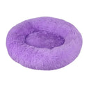 Pet Round Plush Sofa Bed - Calming Comfort for Dogs & Cats