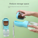 Pet 2 In1 Outdoor Travel Food Water Bottle for Dogs & Cats