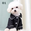 Pet Dog Pajamas Winter Dog Jumpsuit Clothes for Small Dogs like yorkie