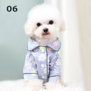 Pet Dog Pajamas Winter Dog Jumpsuit Clothes for Small Dogs like yorkie