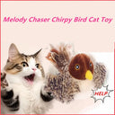 Cat Toy Interactive Bird with Flapping Wings and Chirping Sound