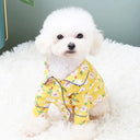 Pet Dog Pajamas Winter Dog Jumpsuit Clothes for Small Dogs like yorkie