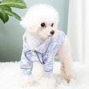 Pet Dog Pajamas Winter Dog Jumpsuit Clothes for Small Dogs like yorkie