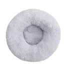 Pet Round Plush Sofa Bed - Calming Comfort for Dogs & Cats