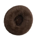 Pet Round Plush Sofa Bed - Calming Comfort for Dogs & Cats