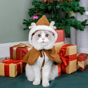 Small Pets Christmas Santa Cosplay Costume for Comfort & Fun