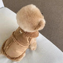 Pet Coat Teddy Puppy Solid Color Jacket Warm Fashion Pet Clothing XS